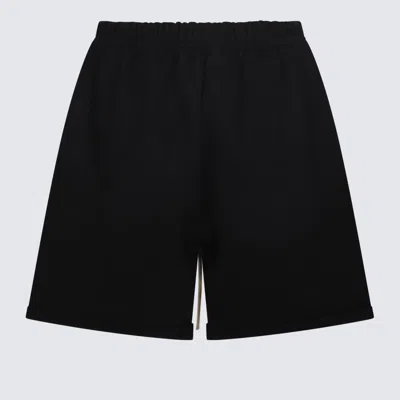 Shop Fear Of God Black Cotton Shorts