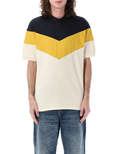 Shop Isabel Marant Anton Classic Polo In Yellow