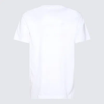 Marni Gingham Logo-print Cotton T-shirt In White