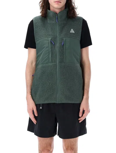 Shop Nike Acg Arctic Wolf Vest In Vintage Green