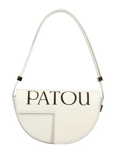 Shop Patou Le Petit  Logo Bag In White Black
