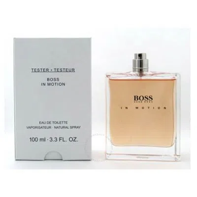 Shop Hugo Boss Men's Boss In Motion Edt Spray 3.4 oz (tester) Fragrances 3616301623328 In Green
