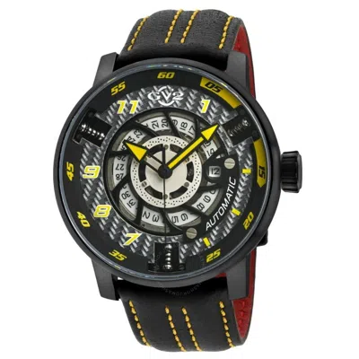 Shop Gv2 By Gevril Motorcycle Automatic Black Dial Men's Watch 1315