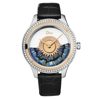 Shop Dior Grand Bal Automatic Diamond Ladies Watch Cd153b2x1003 In Black / Gold / Gold Tone / Ink / Mother Of Pearl / Pink / Rose / Rose Gold Tone