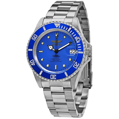 Shop Invicta Pro Diver Automatic Blue Dial Men's Watch 24761 In Black / Blue