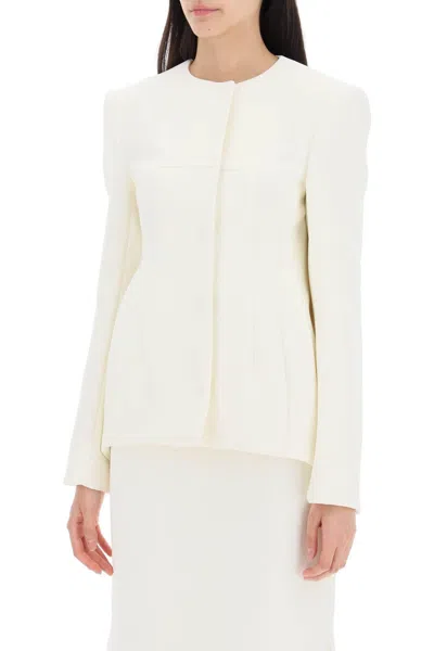 Sportmax "tailored And Cocoon-shaped In White,neutro