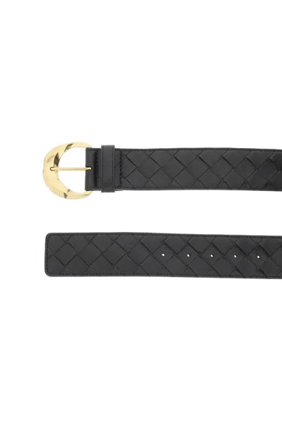 Shop Bottega Veneta Essential Twist Belt In Black