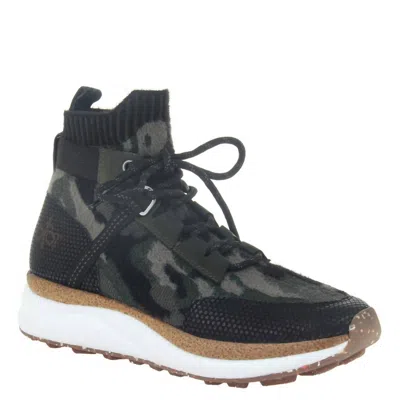 Shop Otbt Women's Hybrid High Top Sneaker - Medium Width In Pine In Black