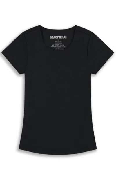 Shop Katie J Nyc Women's Riley Stretch Top In Black