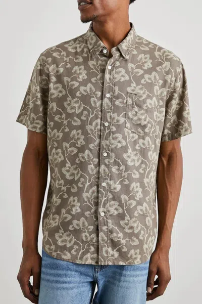 Shop Rails Carson Shirt In Japanese Maple Faded Sadle In Grey