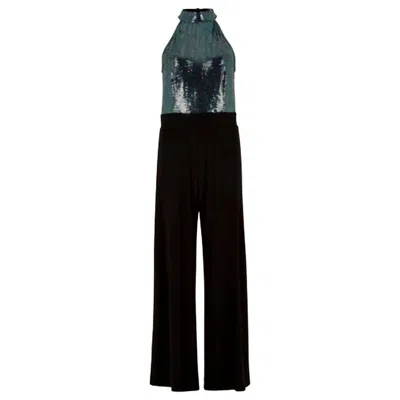 Shop Apricot Rainbow Mirrorball Jumpsuit In Black In White