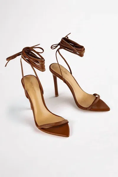 Shop Tony Bianco Millie Heel In Rust In Brown