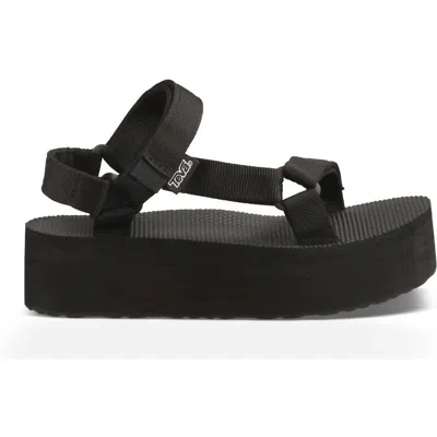 Shop Teva Women's Flatform Universal Sandal - Medium Width In Black