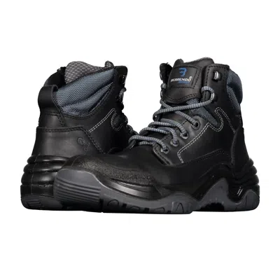 Shop Berrendo Men's Steel Toe Work Boots In Black