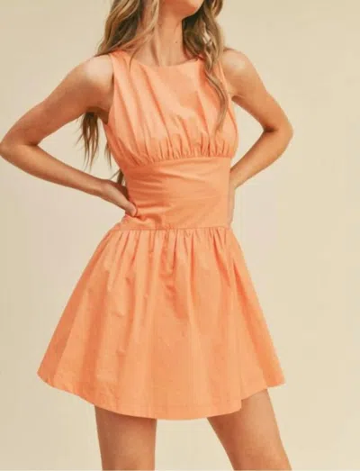 Shop Merci Sleeveless Dress In Papaya In Pink