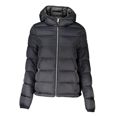 Shop Napapijri Polyamide Jackets & Women's Coat In Black