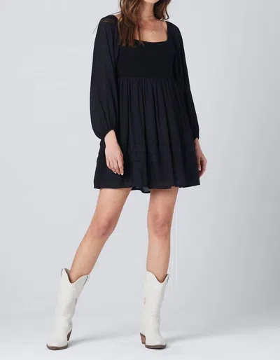 Shop Saltwater Luxe Sydnie Mini Dress In Black
