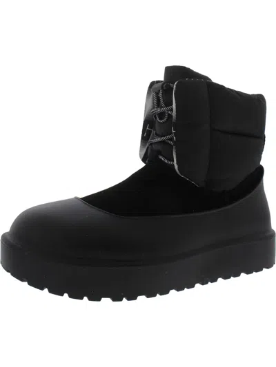 Shop Ugg Maxi Toggle Womens Faux Suede Winter Winter & Snow Boots In Black