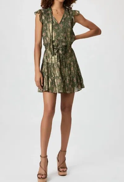 Shop Paige Bette Dress In Army/aurora In Green