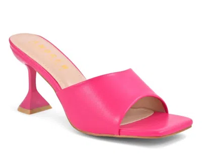 Shop Andrew Stevens Freya Heel In Hot Pink