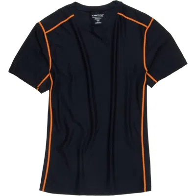 Exofficio Men's Give-n-go Sport Mesh Crew Top In Curfew In Black