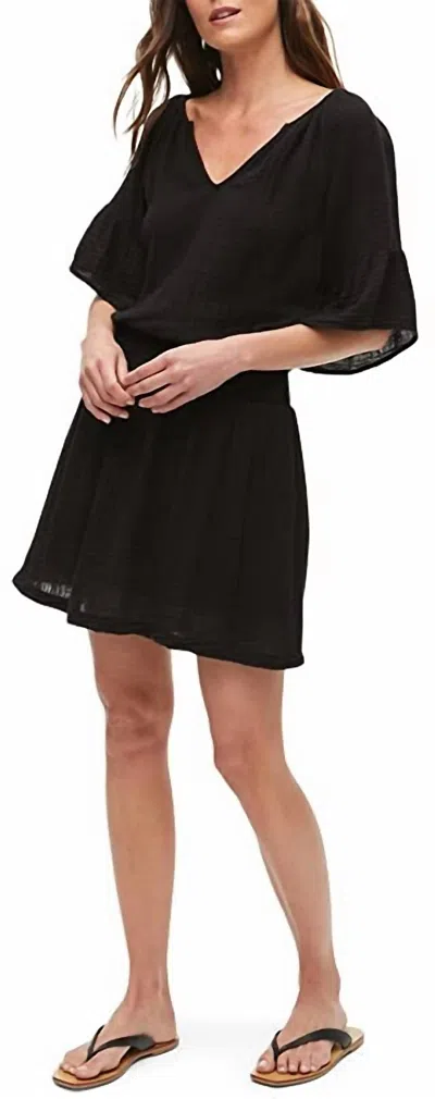 Shop Michael Stars Katelyn Mini Dress In Black