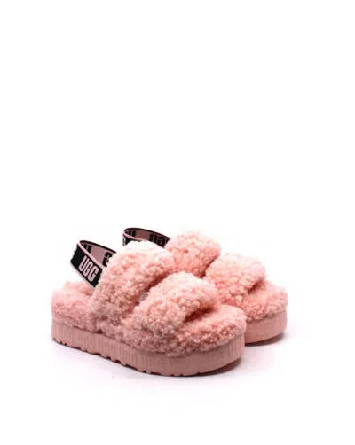 Shop Ugg Oh Fluffita Sandal In Pink Scallop
