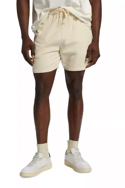 Shop Frame Light Weight Cord Shorts In White Beige