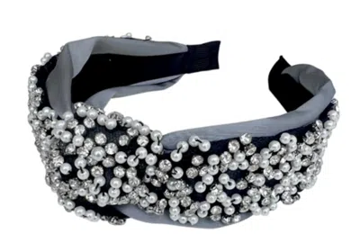 Caroline Hill Haley Headband In Grey In Grey