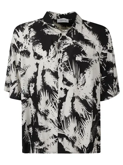 Shop Laneus Palm Shirt In Unica