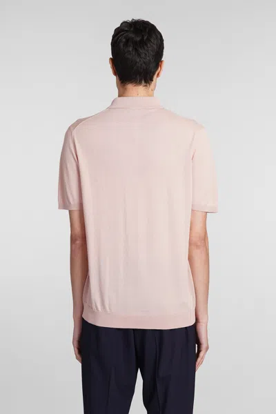 Shop Roberto Collina Polo In Rose-pink Cotton In Rosa