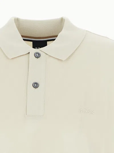 Shop Hugo Boss Classic Polo In Open White