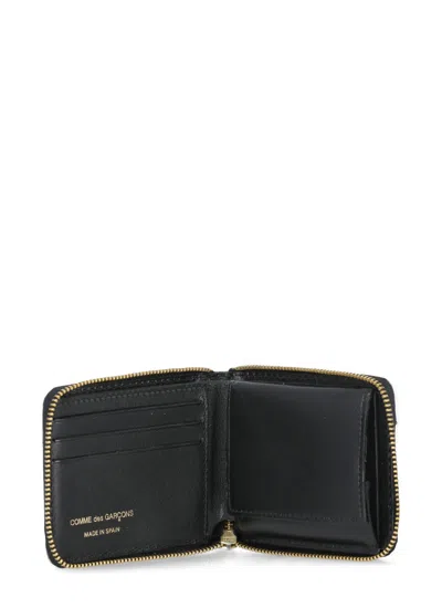 Shop Comme Des Garçons Wallet With A Tartan Pattern In Brown
