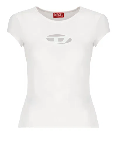 Shop Diesel Angie T-shirt In White