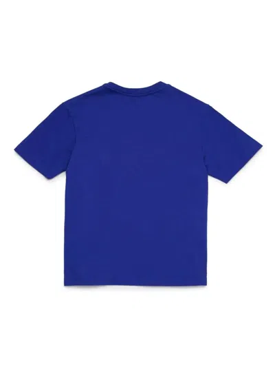 Shop Dsquared2 T-shirt Con Stampa In Blue