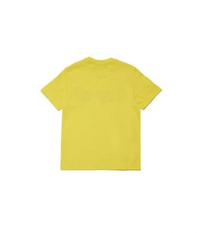 Shop Dsquared2 T-shirt Con Stampa In Yellow
