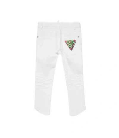 Shop Dsquared2 Jeans Dritti Cool Guy In White