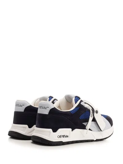 Shop Off-white Sneaker Low Kick Off Blue In Multicolor