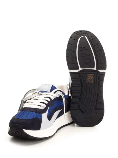 Shop Off-white Sneaker Low Kick Off Blue In Multicolor