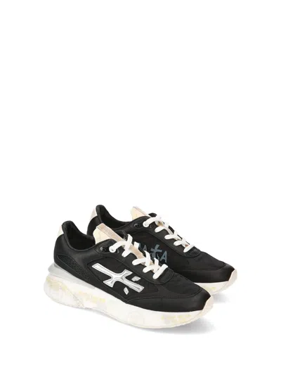 Shop Premiata Moerund 6733 Black Sneaker In Nero