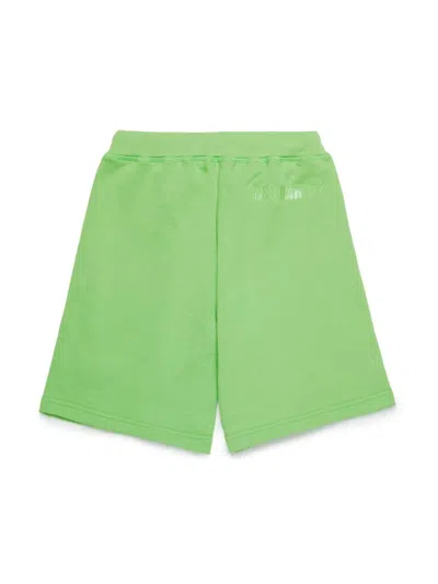 Shop Dsquared2 Shorts Con Applicazione In Green