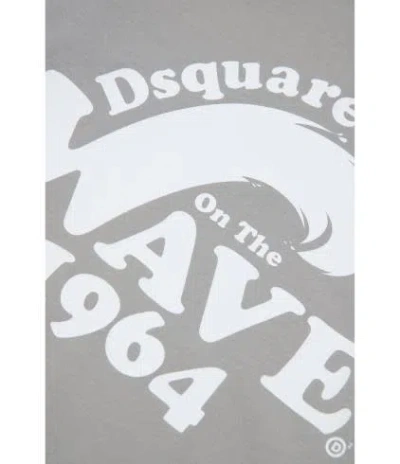 Shop Dsquared2 T-shirt Con Stampa In Gray
