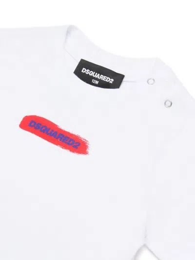 Shop Dsquared2 T-shirt Con Logo In White
