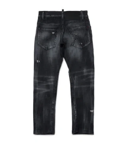 Shop Dsquared2 Jeans Con Effetto Vissuto Twist In Black