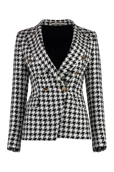 Shop Tagliatore J-alycia Single-breasted Two-button Jacket In Black