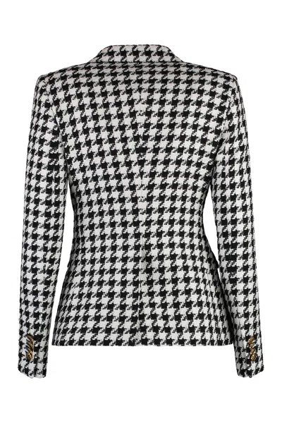 Shop Tagliatore J-alycia Single-breasted Two-button Jacket In Black