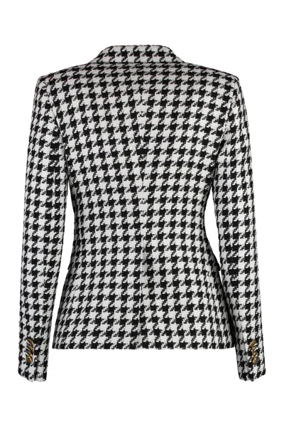 Tagliatore J-alycia Single-breasted Two-button Jacket In Black