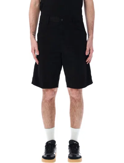 Shop Carhartt Single Knee Short In Black