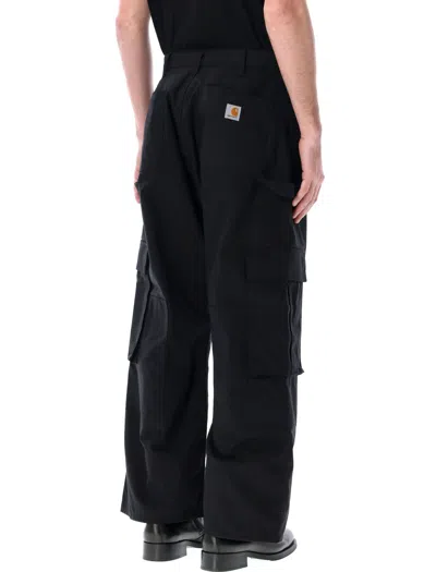 Shop Junya Watanabe Cargo Trousers In Black
