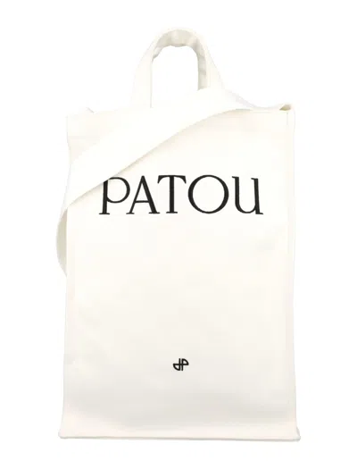 Shop Patou Vertical Tote In White